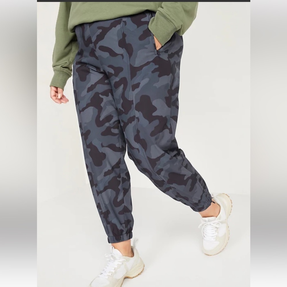 Old Navy Active StretchTech Gray Camo Joggers Pants Sizd 4x Plus Size Great Cond